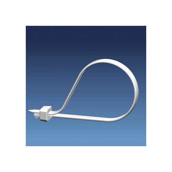 Cable Tie, 15 in L, 4 in Max Bundle Dia., Natural, Nylon 6/6, 120 lb Strength, 500 PK